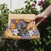 Clutch Bag Wood Flowers