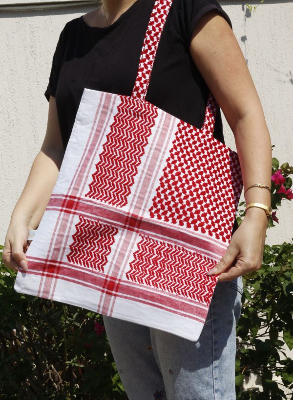 Tote Bag Palestine Red