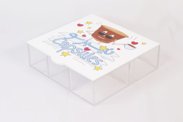 Nespresso White Cover Plexi Pod