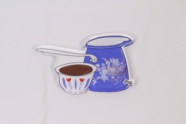 Blue Traditional Rakweh Wo Fenjen Coaster Plexi Pod