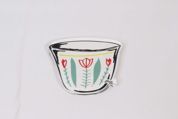 Green Traditional Coffee Cup Coaster Plexi Pod